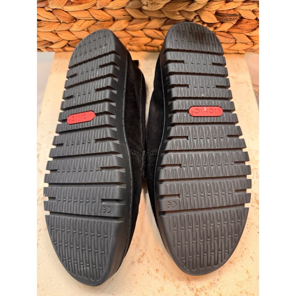 Vionic Uptown Black Suede Penny Loafers Womens 9.5 Orthotic Comfort Shoes - Picture 6 of 7